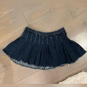 Zara mini denim skirt